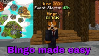 Bingo Guide for June 2024 hypixel Skyblock [upl. by Ttiwed371]