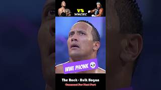 The Rock vs Hollywood Hulk Hogan  WWE Phonk Edit 💀 wwe therock phonk skull [upl. by Johnsson]