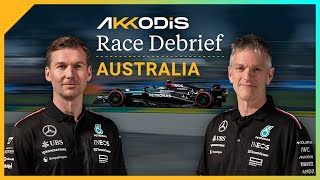 What happened to Lewis’ Power Unit  2024 Australian GP Akkodis F1 Race Debrief [upl. by Tegan559]