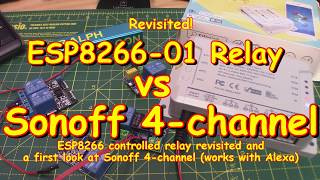 110 ESP8266 relay RANT and 4ch Sonoff first look Alexa controlled [upl. by Aicile]