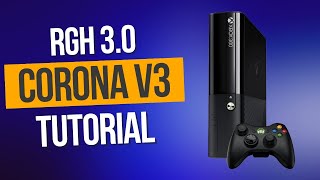 Tutorial RGH 30 placa corona v3 passo a passo [upl. by Dustman]