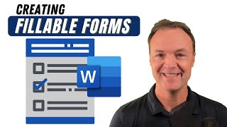 How to Create a Fillable Form with Dropdown Lists in Microsoft Word [upl. by Yentruok]