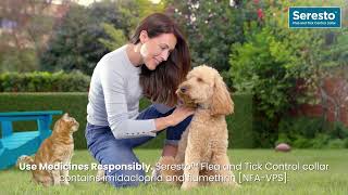 Seresto Flea amp Tick Control collar 30 Second TV advert [upl. by Annagroeg]