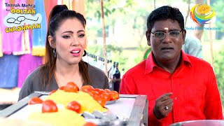 Iyer Babita At Jethalals Stall  Taarak Mehta Ka Ooltah Chashmah  Paani Puri [upl. by Wonacott]