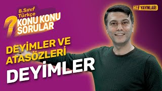 Konu Konu Sorular  8 Sınıf Türkçe Konu Anlatımı Soru Çözümü  Deyimler  LGS 2024 [upl. by Rimhsak141]