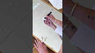 DIY Wedding WELCOME SIGN  DAY 2 of DIY Bride Week [upl. by Aniakudo942]