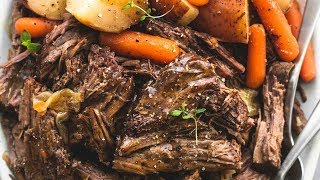 Instant Pot Pot Roast and Potatoes Recipe [upl. by Sturdivant]