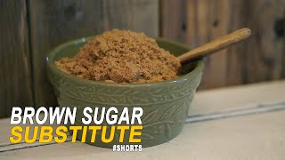 Brown Sugar Substitute How to Make Brown Sugar with Molasses SHORTS [upl. by Ahsiket]