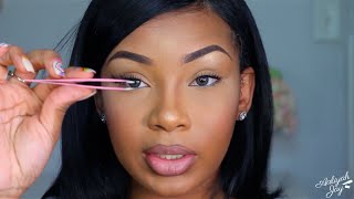 HOW TO APPLY LASHES PROPERLY amp QUICKLY INFORMATIVE [upl. by Beryl]