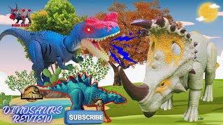 Big Indominus Rex VS Big Therizinosaurus  After Battle Review Mattel Dinosaur [upl. by Rechaba888]