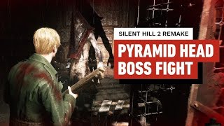 Silent Hill 2 Remake First Look at Pyramid Head Boss Fight [upl. by Ambler]