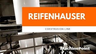 REIFENHAUSER Coextrusion line in production  MachinePoint [upl. by Akir]