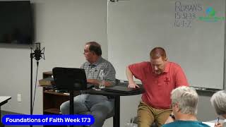 Foundations of Faith Week 173 [upl. by Yorgerg]