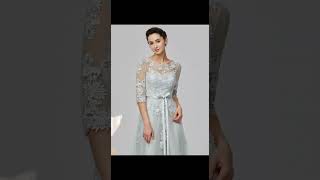 Wonderful Womans Embellished Mother Of The Bride Sheath Coattails Dresses For All Occasions [upl. by Stevana]