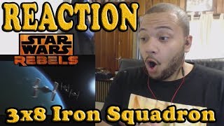 Star Wars Rebels Season 3 Episode 8  Iron Squadron REACTION [upl. by Nytram678]