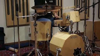 ATON Cajon Drumset Classic [upl. by Enelak656]