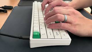 Kbd67 Lite  Gateron Silent Switches  Silent Typing ASMR [upl. by Enilemme374]