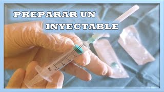 Aprende a PREPARAR un INYECTABLE [upl. by Kreegar]