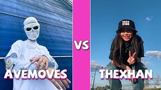 Avemoves Vs Thexhan TikTok Dance Compilation [upl. by Elleret]