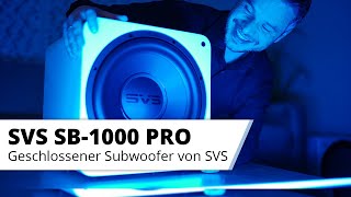 Vorstellung SVS SB1000 Pro Subwoofer  Stark verbesserter geschlossener Subwoofer im Test [upl. by Lindie]