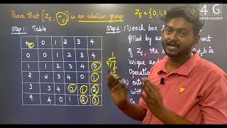 Abelian group in Tamil Discrete Mathematics in Tamil ME3354 Unit 4 [upl. by Lecia]