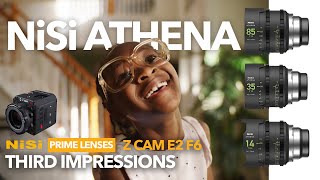 How good are these lenses Nisi ATHENA PRIMES  Z CAM E2 F6  FIRST IMPRESSIONS  REVIEW  BMCC 6K [upl. by Nadnerb]