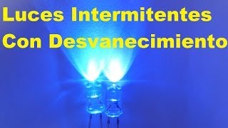 LED intermitente con desvanecimiento Fácil de hacer Pulsing Fading 555 [upl. by Dirrej]