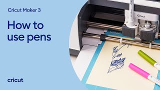 How to Use Pens with Cricut Maker  Cricut Maker  Cricut™ [upl. by Bohannon]