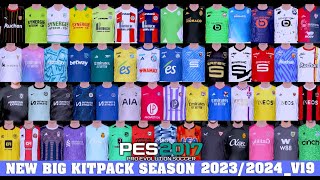 Kitpack collection for T99 Patch v14  PES 2017 [upl. by Nosdrahcir]