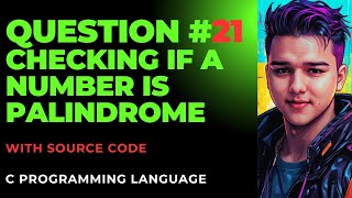 HINDI CHECKING IF A NUMBER IS PALINDROME IN C PROGRAMMING LANGUAGE 21 [upl. by Ahsin]