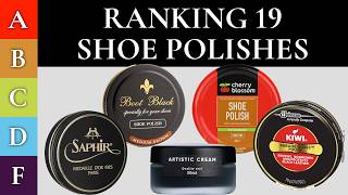 Ranking Shoe Polishes 19 BEST amp WORST Brands ft artertonlondon [upl. by Laoj656]