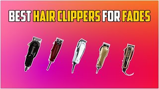 5 Best Hair Clippers For Fades in 2024 [upl. by Afaw601]