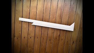 How to make Uruk Hai scimitar sword from paper Lord of the Rings [upl. by Latty]