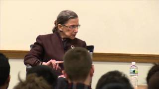 A conversation with Ruth Bader Ginsburg at HLS [upl. by Nitsirt941]