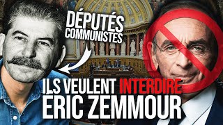 Les députés COMMUNISTES déposent une résolution pour interdire Eric Zemmour [upl. by Victorie]