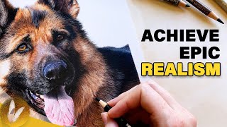 Powerful Realism Tips To Make Your Colored Pencil Drawings Look Real  Tips And Techniques [upl. by Oinesra]