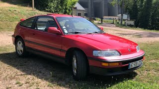 Le YOUNGTIMER à létat pur  Honda CRX VTEC de 1992 [upl. by Gilda934]