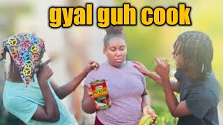 Gyal guh cook ADJ COMEDY TV [upl. by Idaf594]