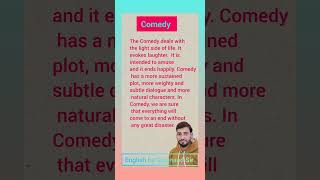 Definition of Comedy  comedy play  Literary Terms  English literature [upl. by Clougher772]