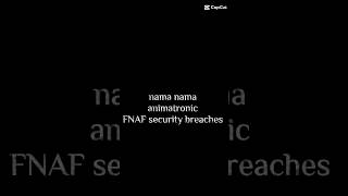 nama nama animatronic FNAF security breaches [upl. by Ainirtac]