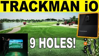 Playing 9 Holes on Trackman iO at Abu Dhabi Golf Club Golf Simulator [upl. by Atilef895]