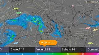 METEO  svolta ad un passo Freddo MALTEMPO nubifragi e anche NEVE la prossima settimana [upl. by Motteo]