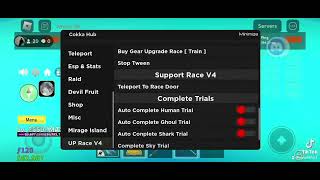 Showcase Auto Trial Race V4  Auto Kill Player In Trial  Speed UP   Cokka Hub [upl. by Godfry]