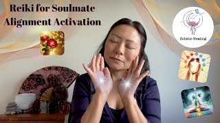 Soulmate Alignment Activation  Past Lives Cord Cutting  Harmony  Reiki Energy amp Sound Healing [upl. by Minica]