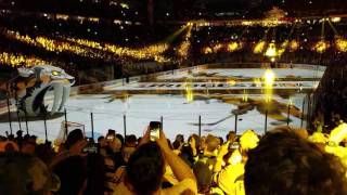 Nashville Predators first ever home Stanley Cup final pregame part 1 [upl. by Aikcin36]