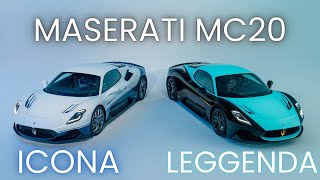 Maserati MC20 Icona and Leggenda Special Editions 1 of 20 Debut [upl. by Riocard]