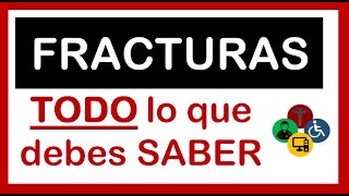 ENTERATE de TODO lo que debes saber sobre una FRACTURA [upl. by Nobel]