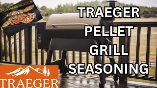 Traeger Grill Pro Series 34 Wood Pellet Grill Set Up Seasoning Review  Wood Fire Cooking [upl. by Eilah897]