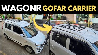 MARUTI SUZUKI WAGONR MTEK GOFAR LUGGAGE CARRIER INSTALLATION 📞 6268777684 [upl. by Samira]