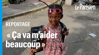 Rentrée scolaire  à AulnaysousBois cartables et fournitures gratuits pour 150 familles précaires [upl. by Ailito499]